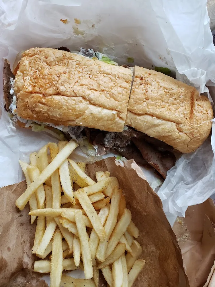 Gyro Sub with Fries